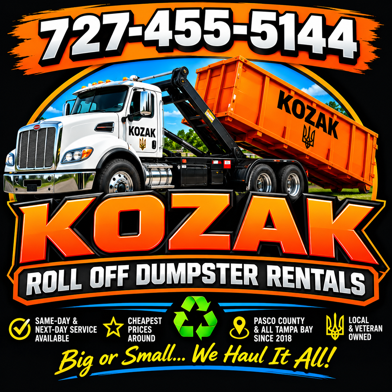 KOZAK dumpster rental